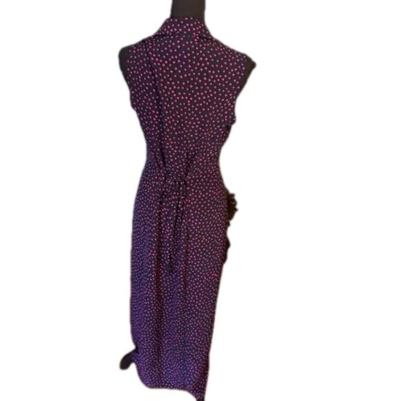 Studio I Polka Dot Sleeveless Maxi Dress - Picture 3 of 12